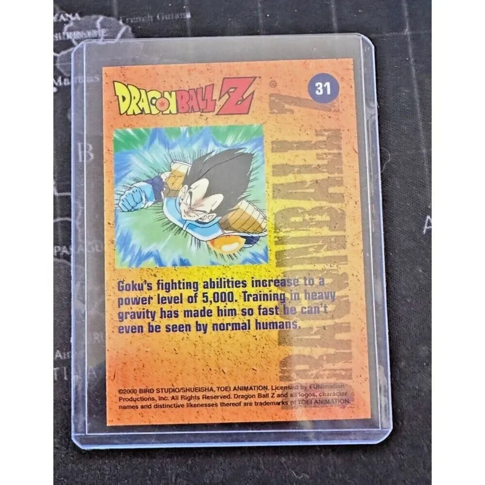 2000 Dragon Ball Z Chrome Card #07 FUNimation Bird Studio Shueisha Anime DBZ